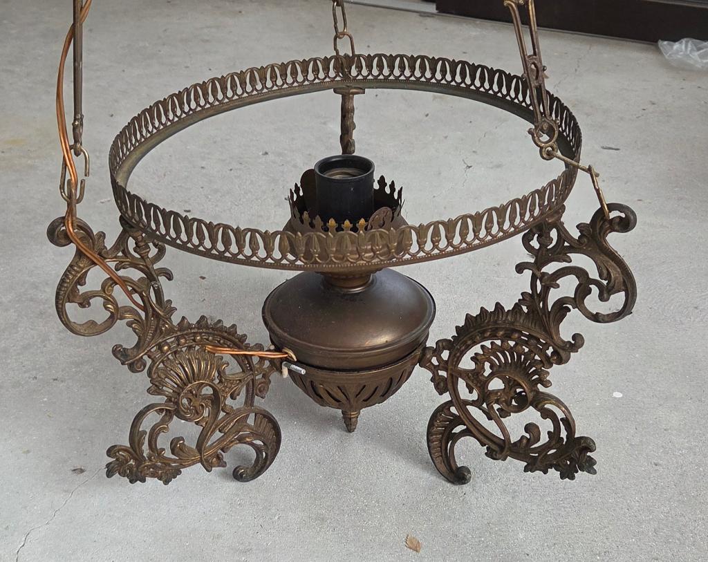 Hanglamp, Ophalen, Gebruikt, Metaal, 50 tot 75 cm