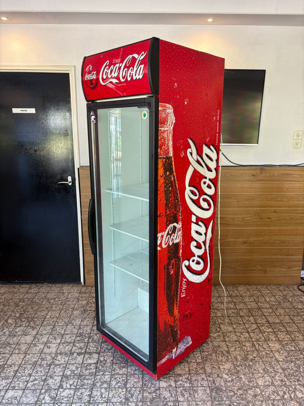 coca cola koelkast, Witgoed en Apparatuur, 200 liter of meer, Ophalen, Zonder vriesvak, 160 cm of meer