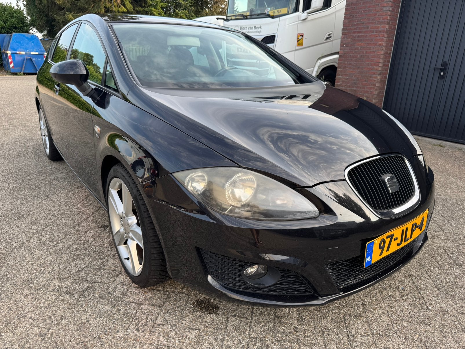 Seat Leon 1.4 TSI 92KW 2009 Zwart, Auto's, Seat, 125 pk, 4 cilinders, Leon, Zwart