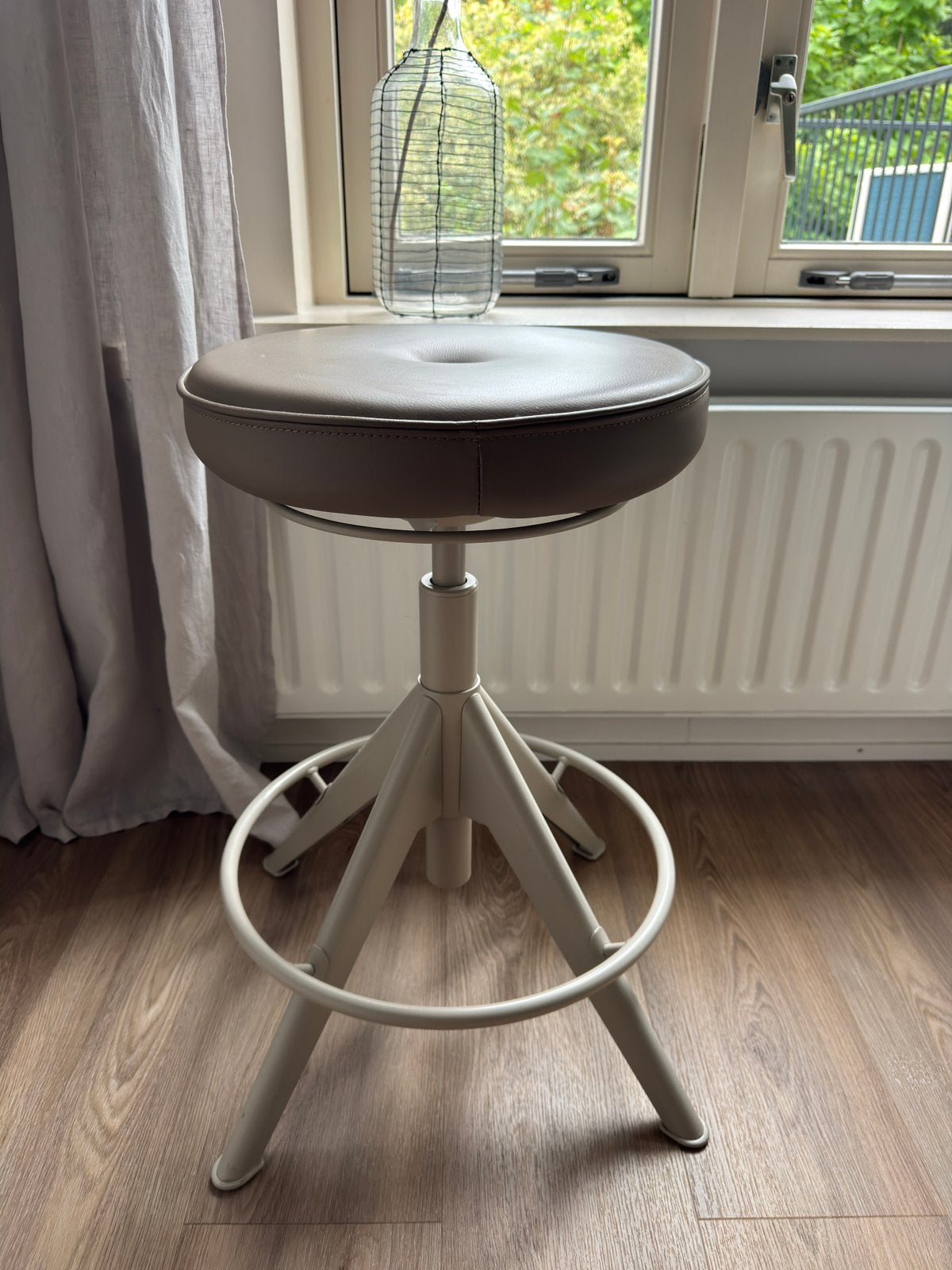 IKEA TROLLBERGET zit-/stakruk in nette staat beige, Ophalen, Zo goed als nieuw, Hout