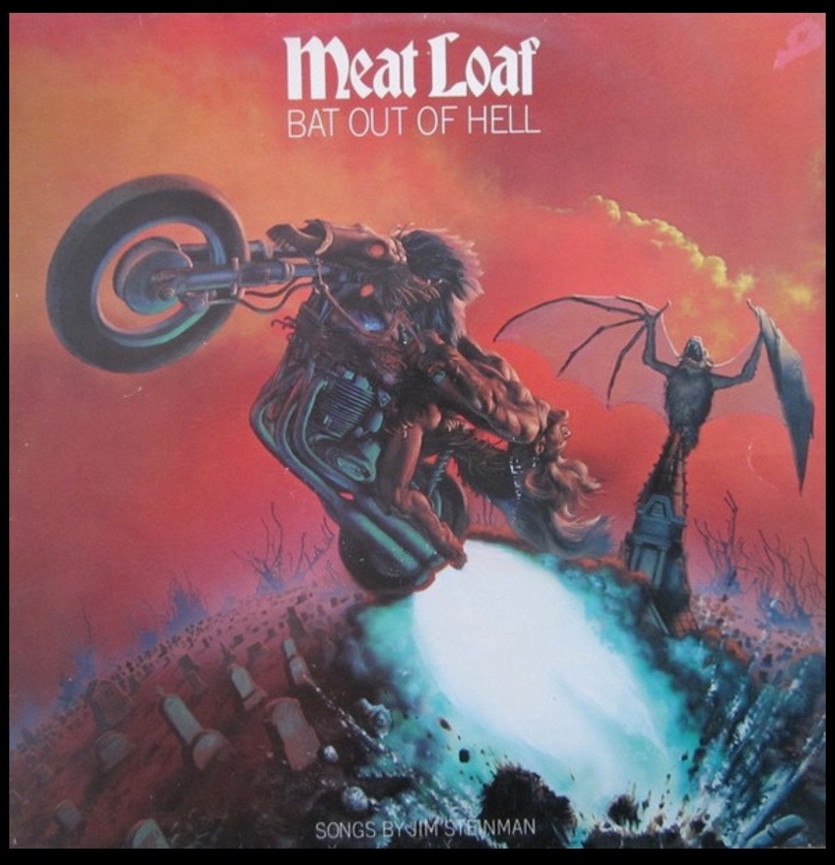 Vinyl AKTIE Meat Loaf Bat Out of Hell LP 1977 Klassieker, Cd's en Dvd's, Vinyl | Rock, LP, Ophalen of Verzenden, Zo goed als nieuw
