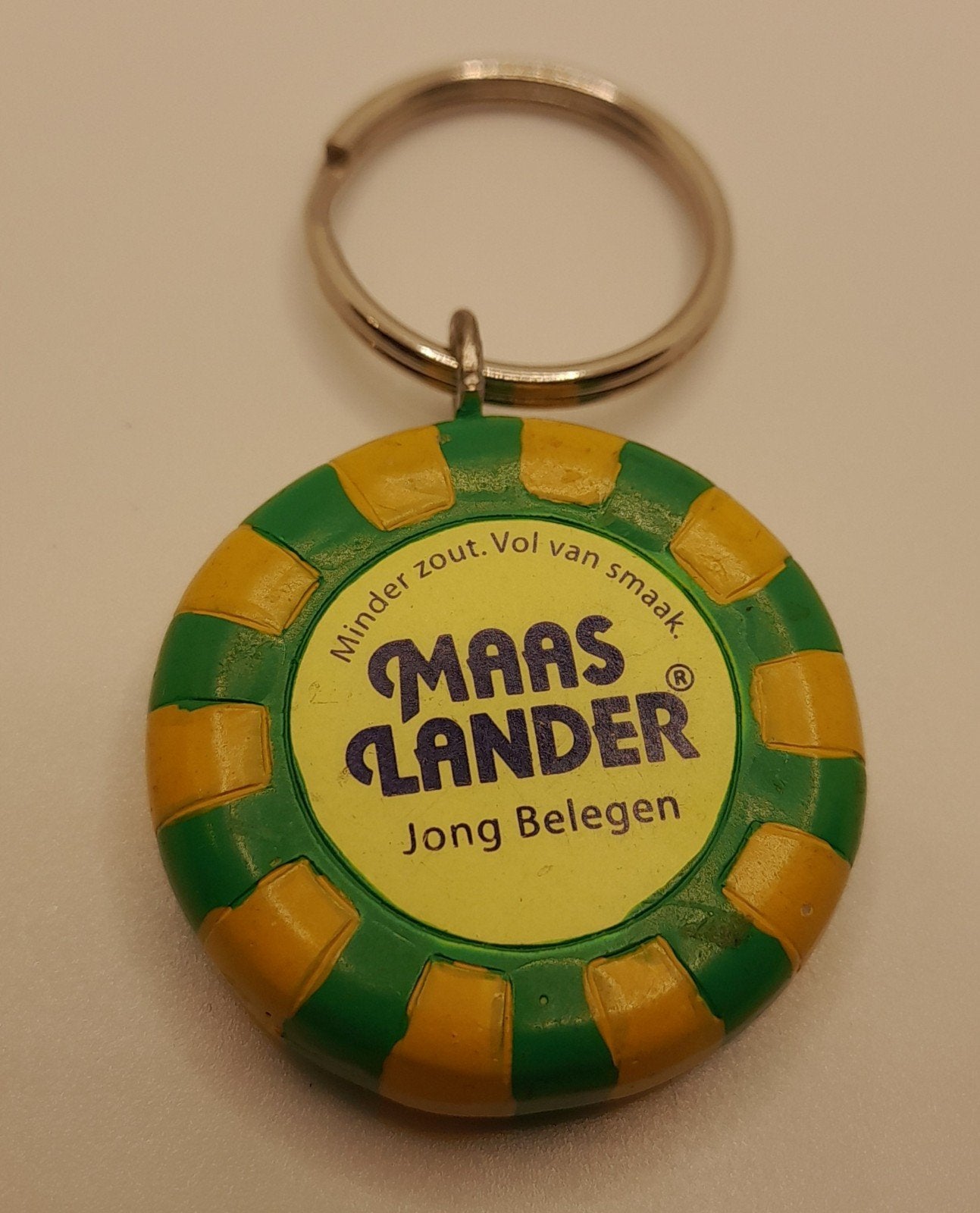 Vintage Maaslander Kaas Sleutelhanger - Jong Belegen, Ophalen of Verzenden, Gebruikt, Merk