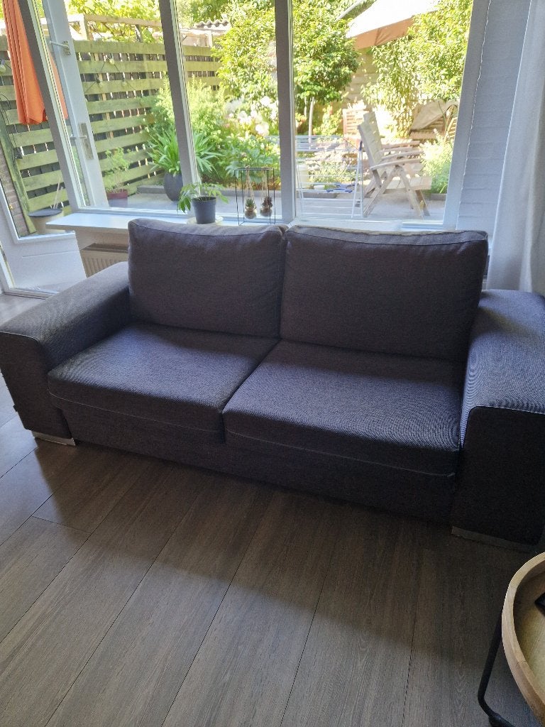 Gratis af te halen - 2 zits bank - moet weg voor 8 juli, Ophalen, Gebruikt, Tweepersoons, 75 tot 100 cm