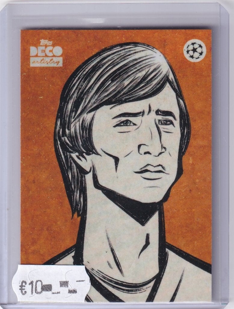Topps Deco UCC 2025 Johan Cruyff Ajax Atristry, Ophalen of Verzenden, Zo goed als nieuw, Plaatje