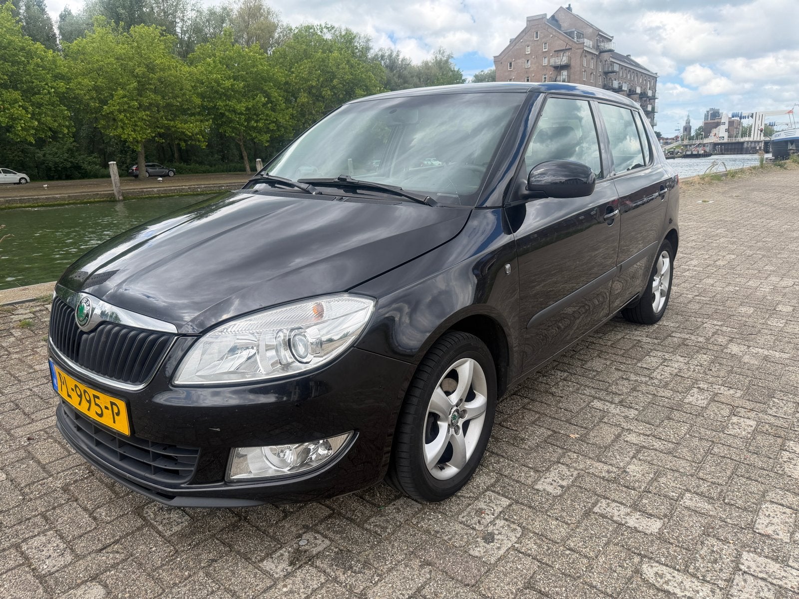 Skoda Fabia 1.2 51KW 2011 Zwart, Auto's, Skoda, Particulier, Fabia, Benzine, B, Hatchback, Handgeschakeld, Geïmporteerd, Zwart