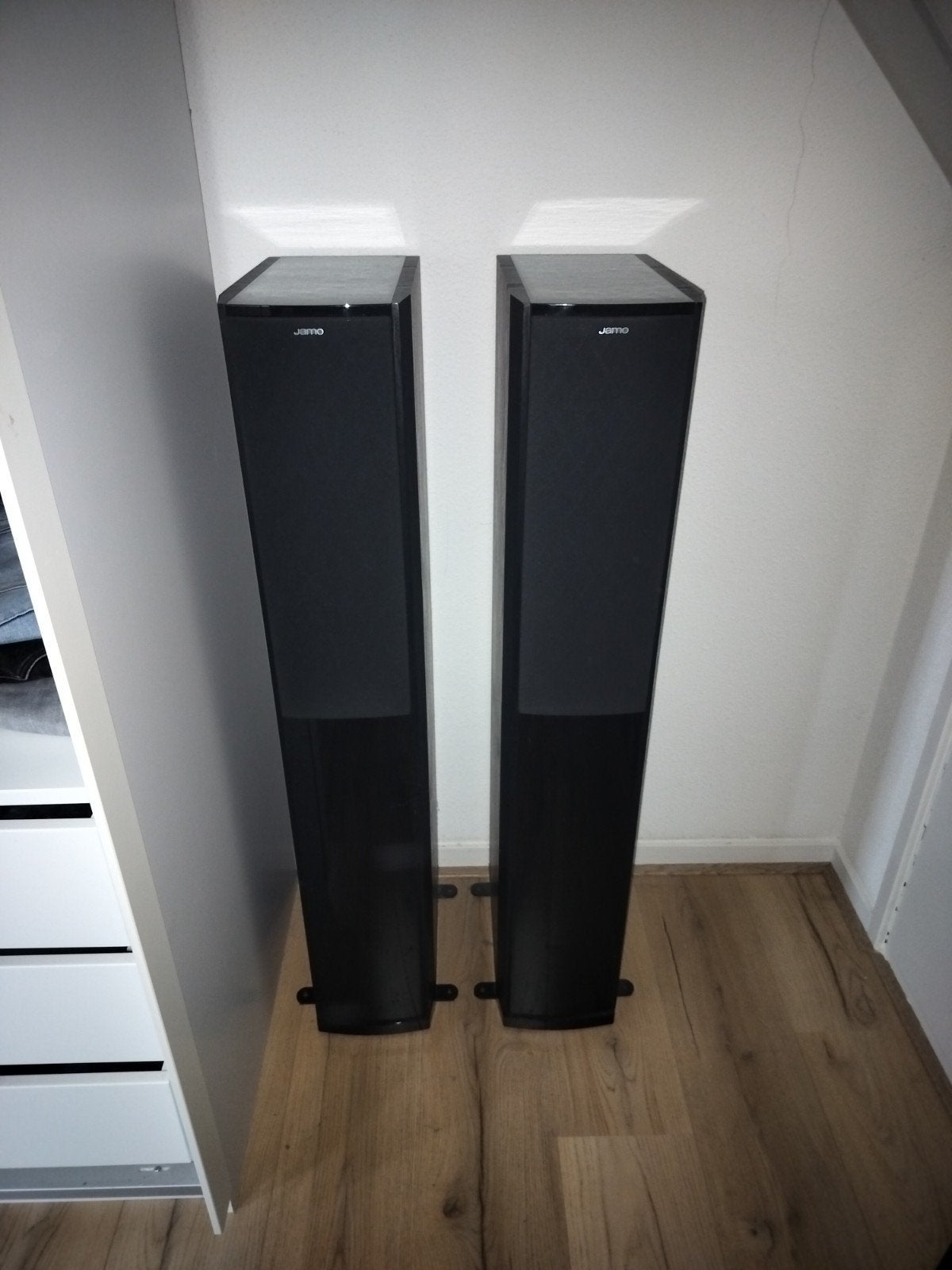 Jamo S606 Vloerstaande Luidsprekers - Krachtig Geluid, Audio, Tv en Foto, Vloerstaande luidspreker, Jamo, Ophalen, 150 watt of meer