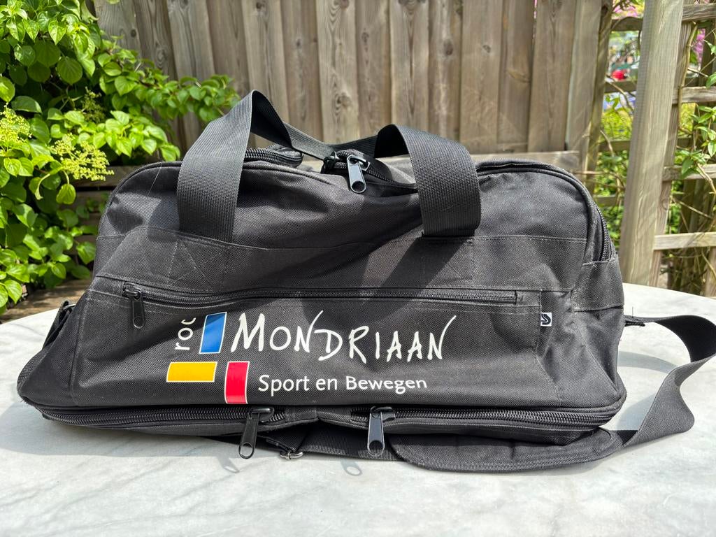 ROC Mondriaan Sporttas - Zwart met logo, Ophalen of Verzenden, Gebruikt, Unisex volwassen