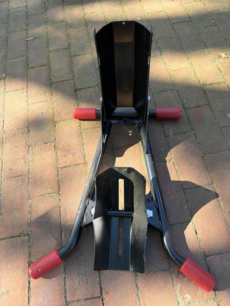 SteadyStand motorfiets standaard voorwielklem - Nieuwstaat, Ophalen of Verzenden, Zo goed als nieuw