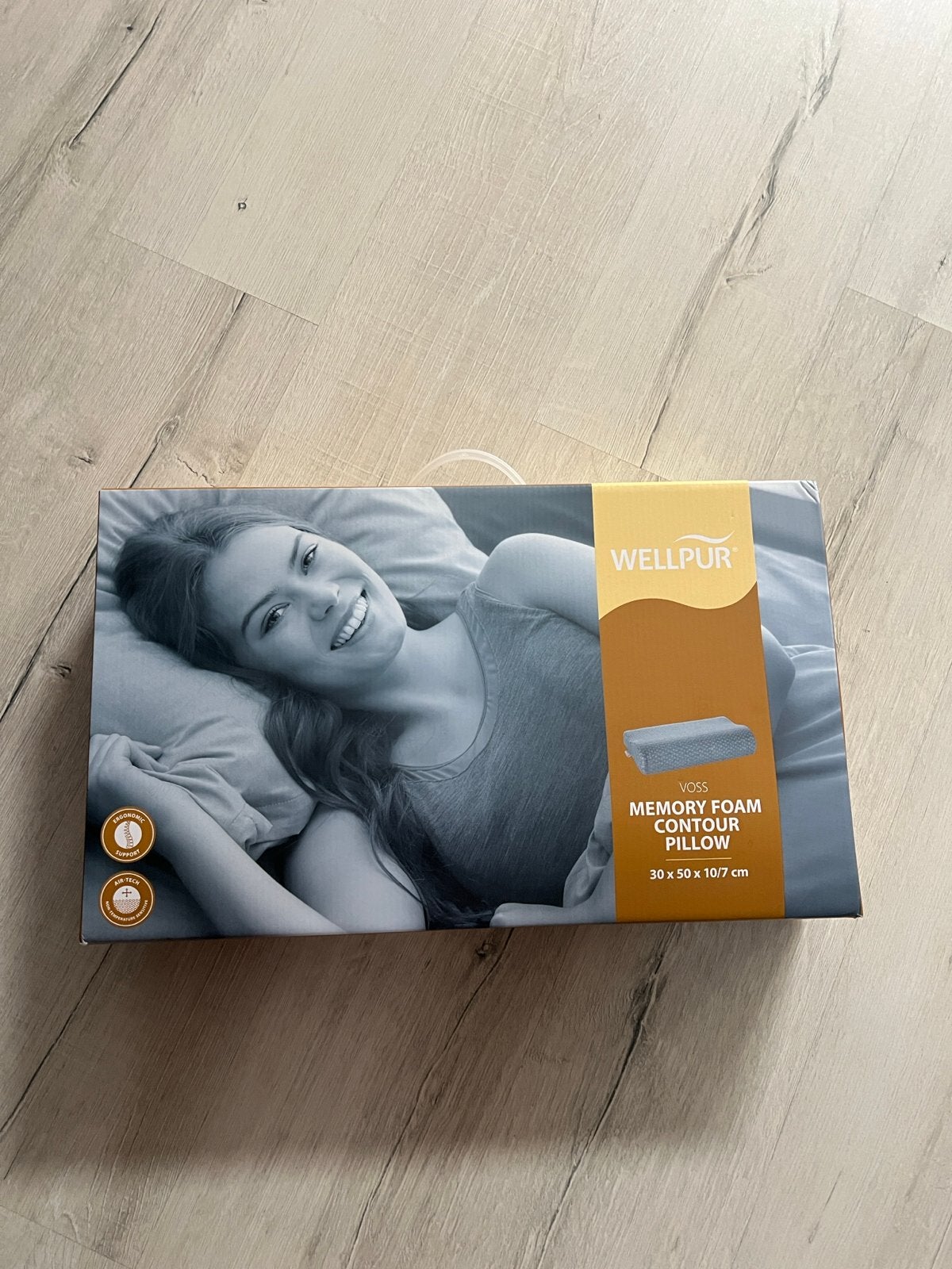 Wellpur Memory Foam Contour Kussen - Nieuw in verpakking, Overige merken, Hoofdkussen, Nieuw, Ophalen of Verzenden