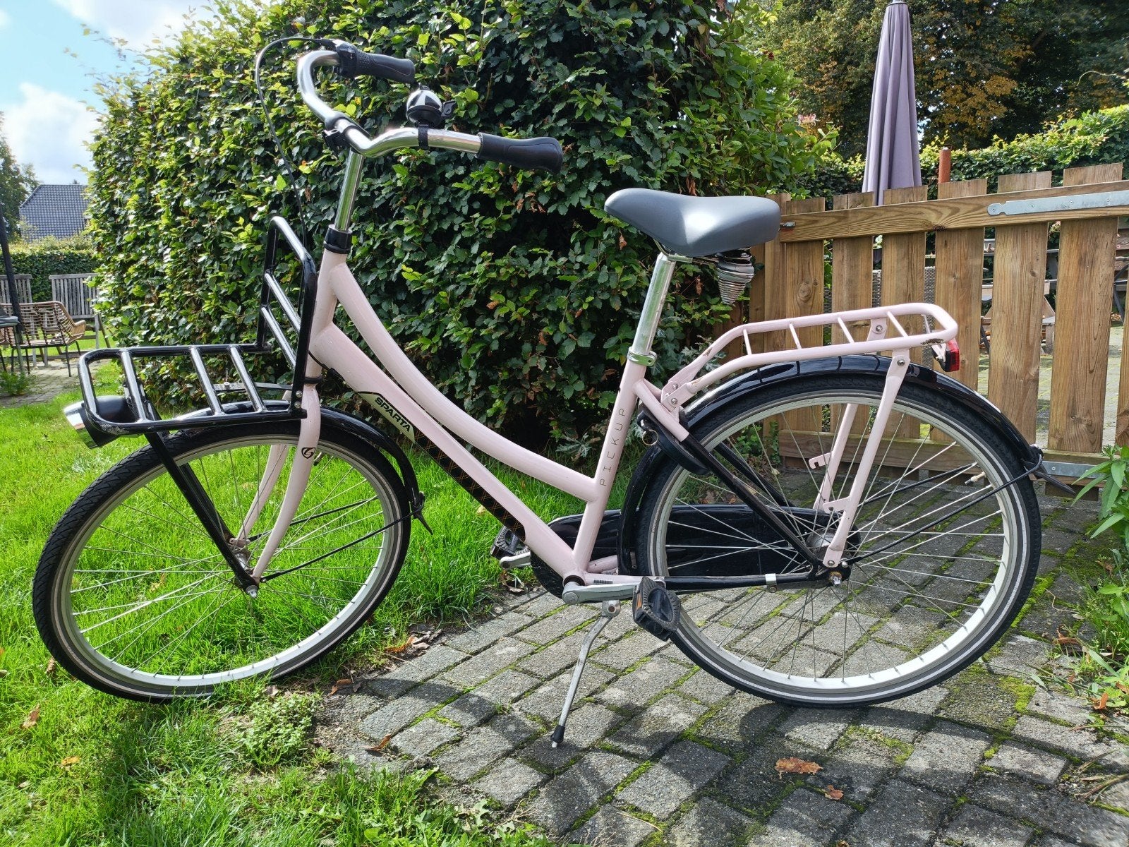 Sparta meisjesfiets 26 inch lichtroze, Ophalen, Terugtraprem, Sparta pickup, Versnellingen