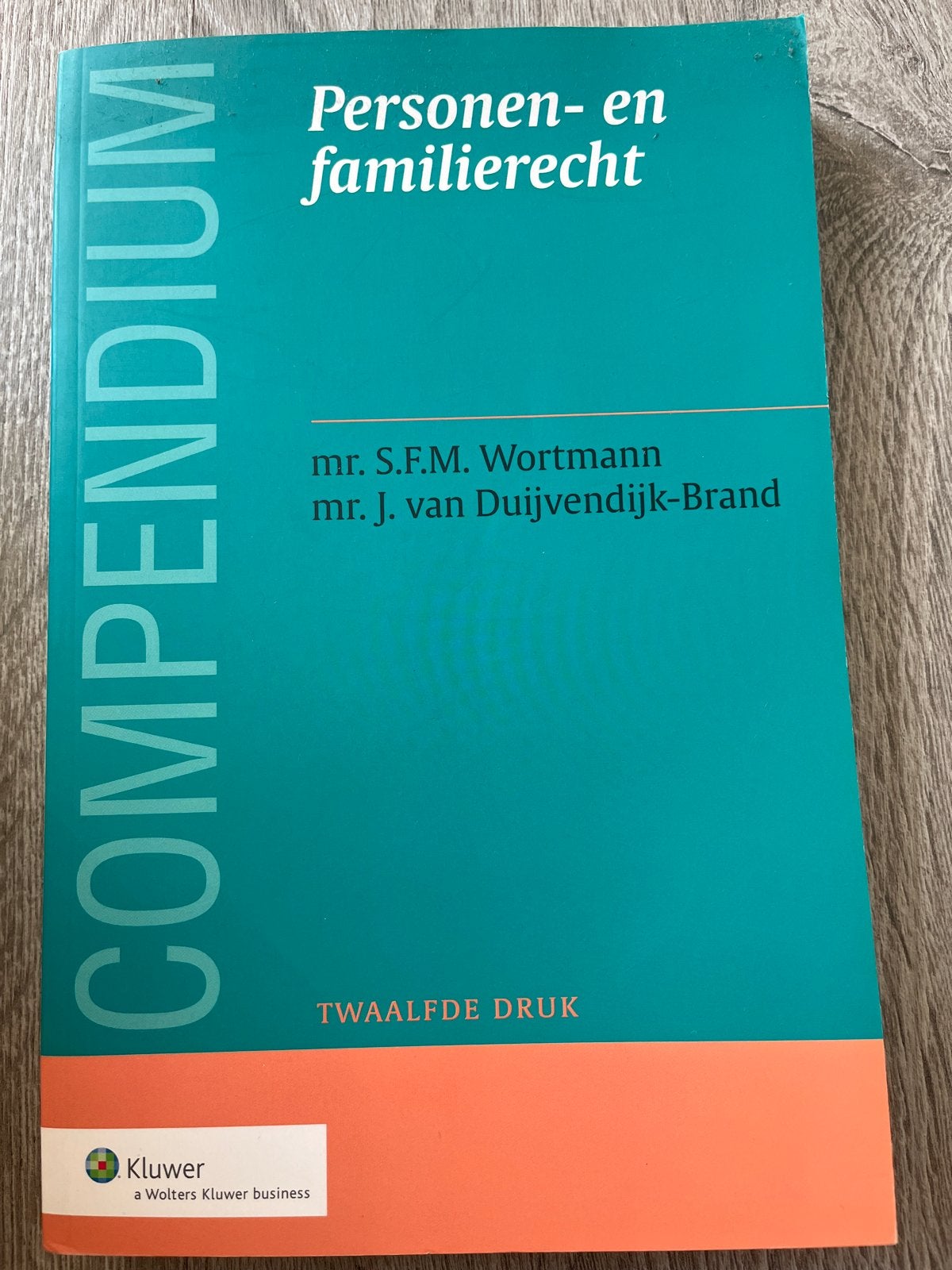 Compendium Personen- en familierecht - Twaalfde druk, Boeken, Ophalen of Verzenden, Gamma, Zo goed als nieuw, WO