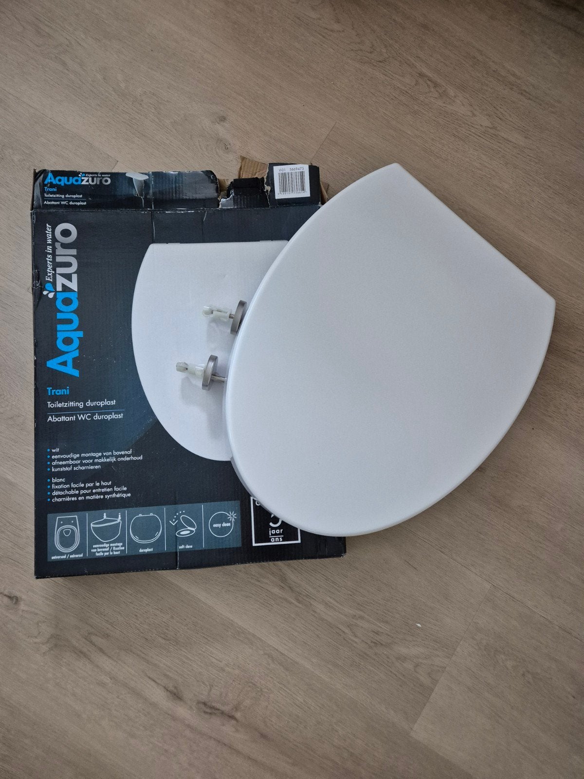 Aquazuro Trani WC-bril - Nieuw (uit verpakking), Ophalen of Verzenden, Nieuw, Toilet