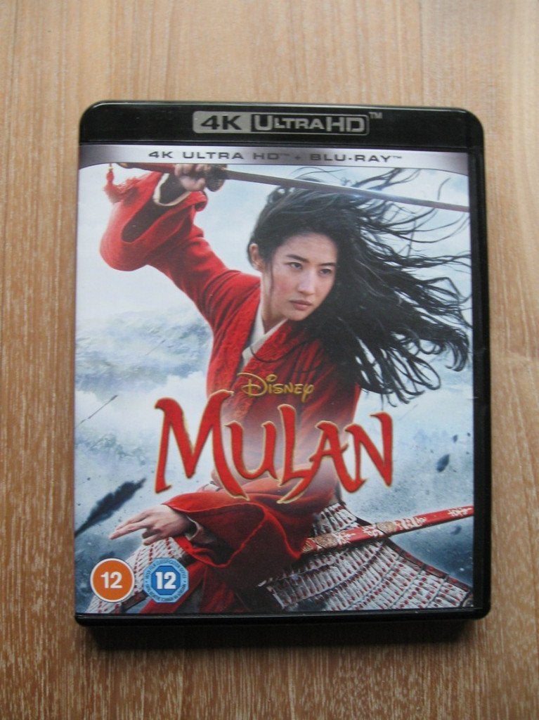 4K UHD Blu-ray (2 Discs) Mulan (2020) Yifei Liu (UK), Engels, Film, Engels, Ophalen of Verzenden