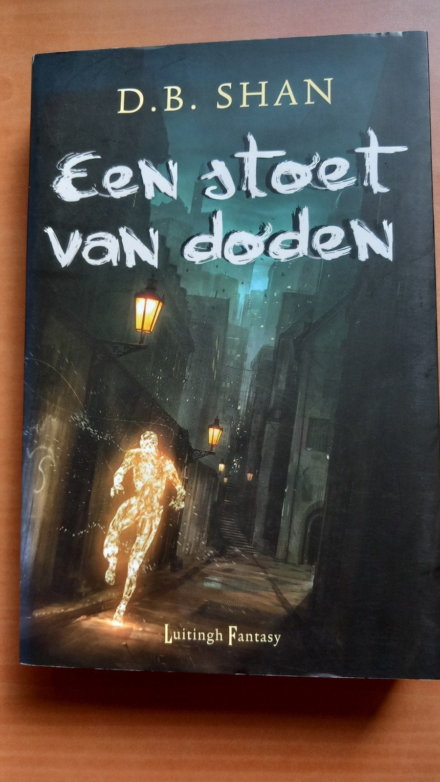 Een stoet van doden - D.B. Shan (Luitingh Fantasy), Ophalen of Verzenden, Zo goed als nieuw, D.B. Shan