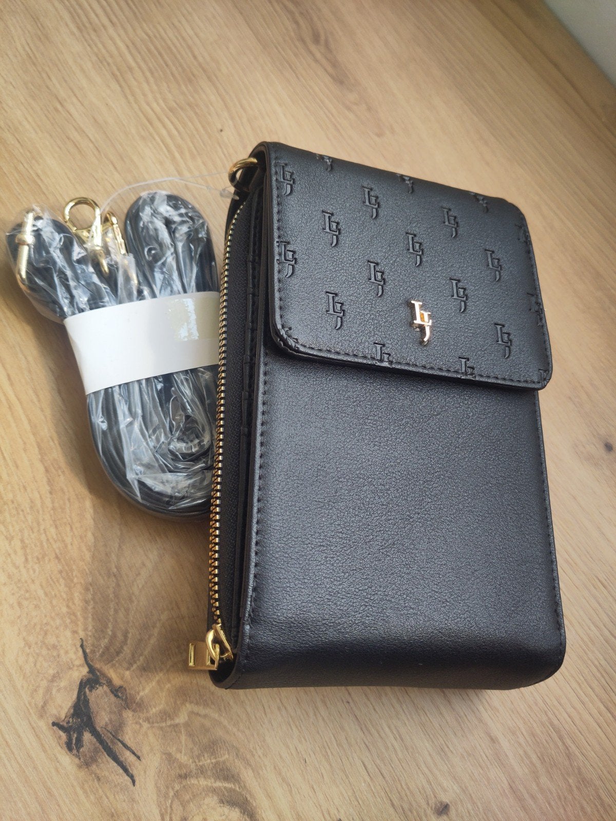 Nieuw - kleine zwarte handtas met schouderriem, Ophalen, Nieuw, Zwart, Handtas