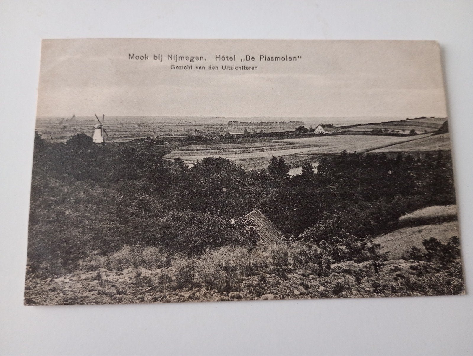 Mook bij Nijmegen Omgeving Hotel De Plasmolen 1907, Ophalen of Verzenden, Voor 1920, Gelopen, Limburg