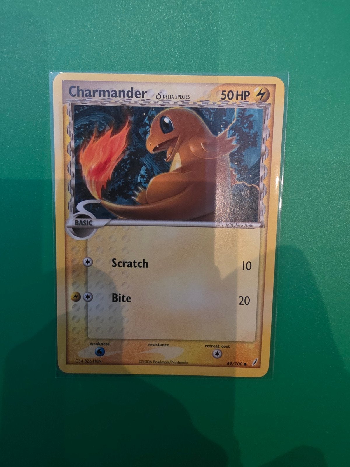 Charmander 49/100, Ophalen of Verzenden, Zo goed als nieuw