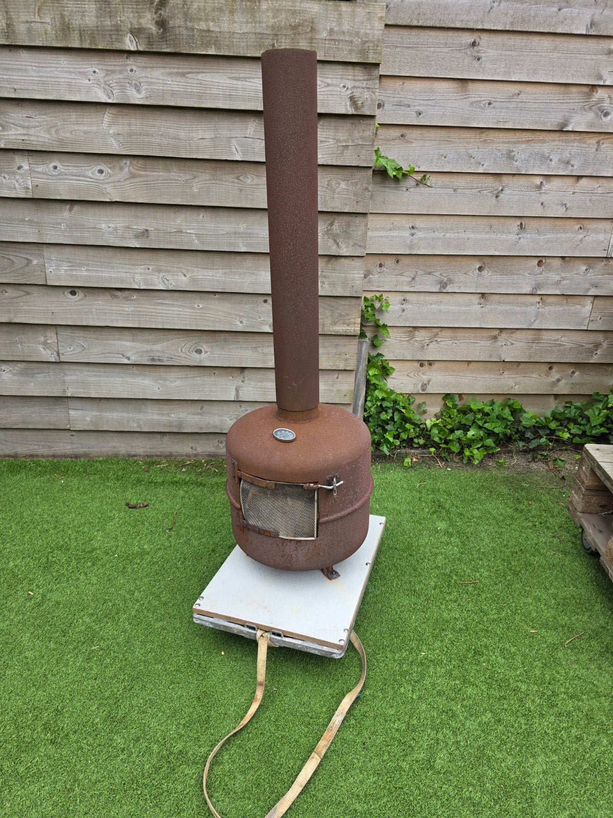 Vuurton / Buitenkachel / buitenhaard GRATIS AFHALEN, Tuin en Terras, Tuinhaarden, Ophalen, Gebruikt