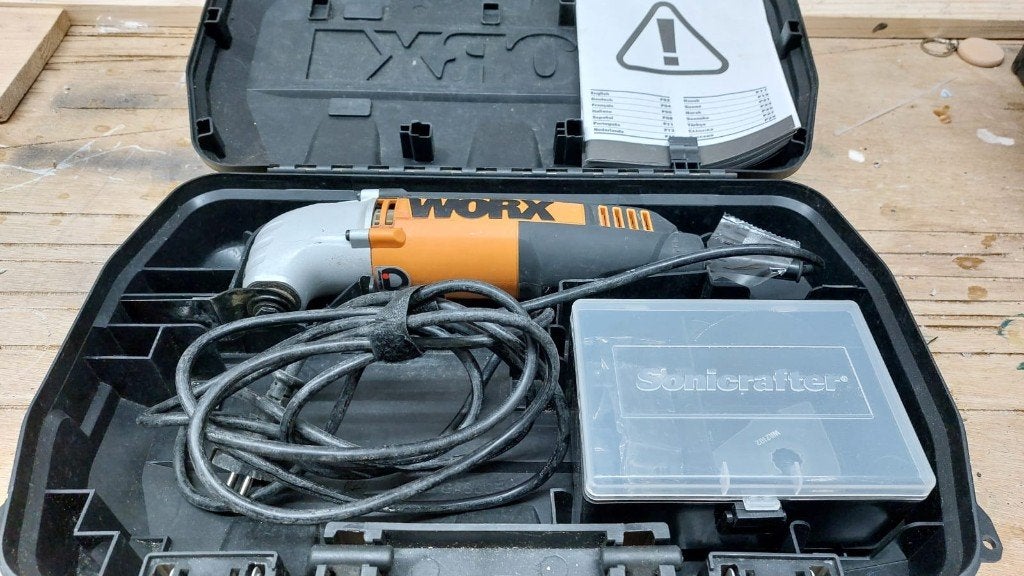 Multitool WX 671 (220–240V), Ophalen, Gebruikt
