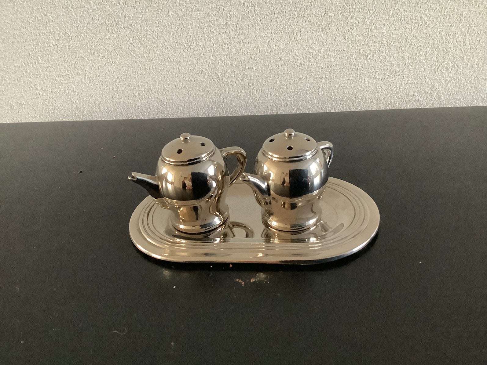 Miniatuur peper en zout stel, Verzamelen, Retro, Ophalen of Verzenden, Huis en Inrichting