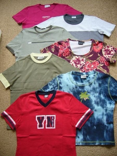 7 x shirt met korte mouw maat S-M splinternieuw, Overige kleuren, Nieuw, Ophalen of Verzenden, Korte mouw