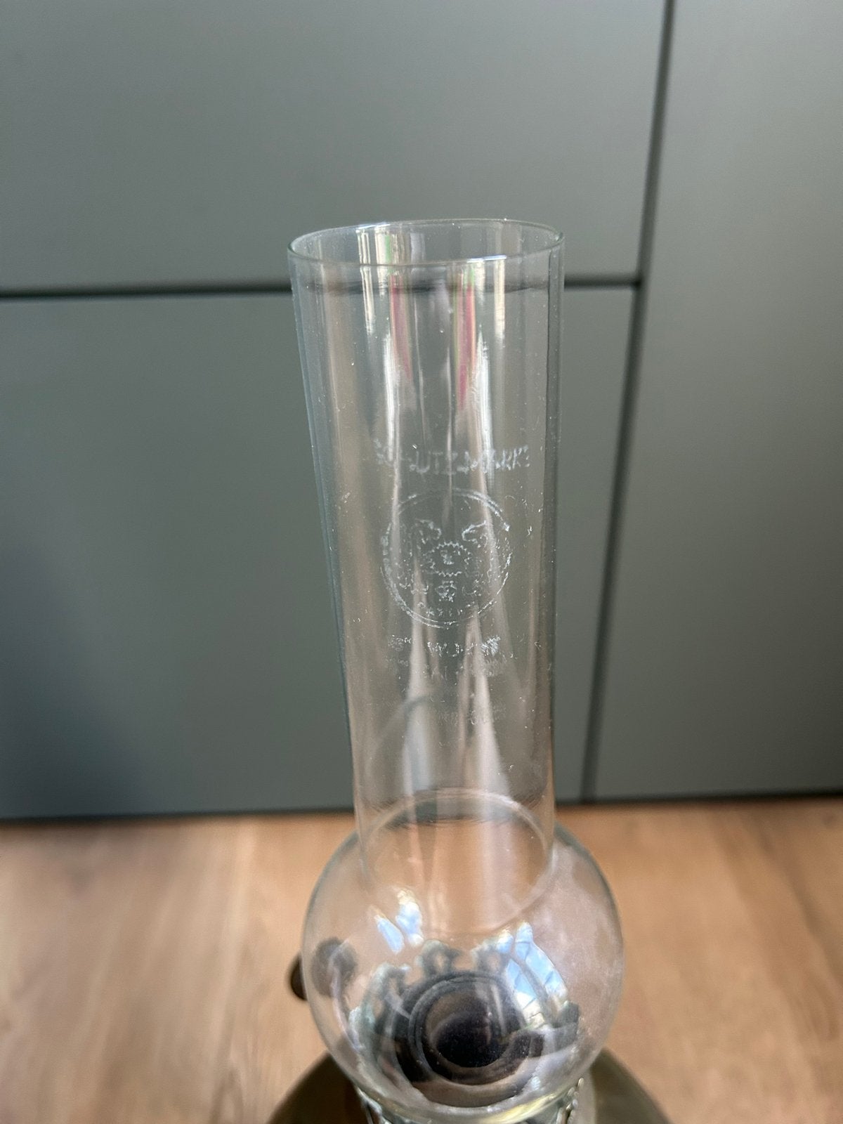 glazen kap sierlamp, Antiek en Kunst, Ophalen