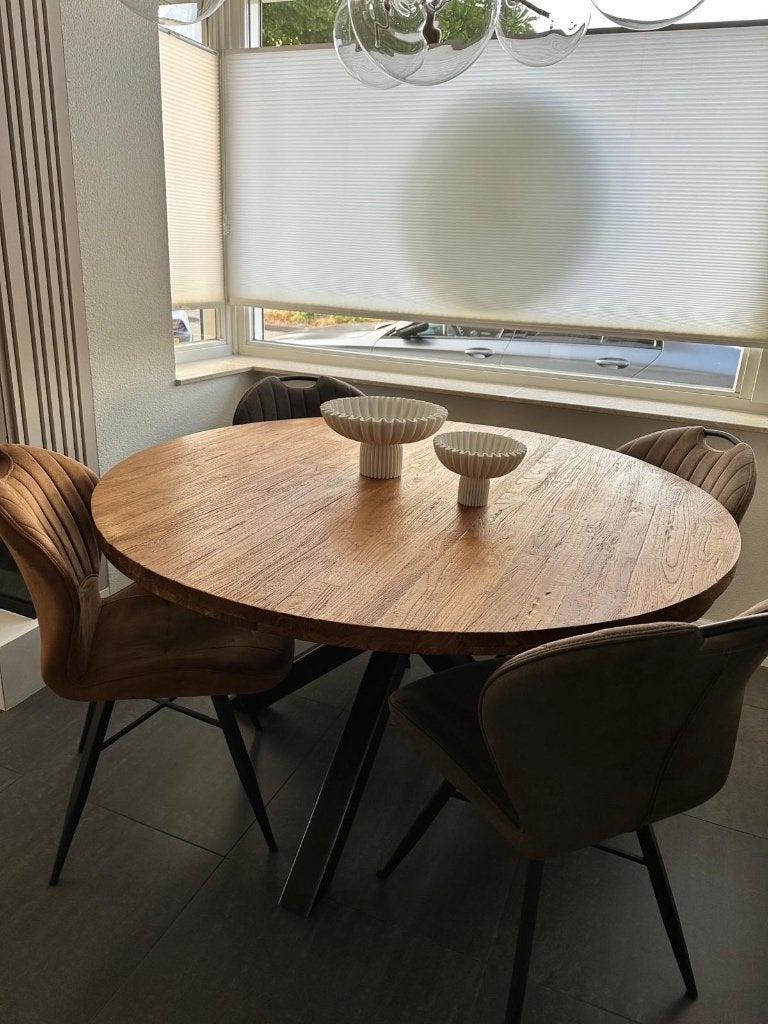 Eettafel, Huis en Inrichting, Tafels | Eettafels, Ophalen, Gebruikt, 200 cm of meer, 50 tot 100 cm