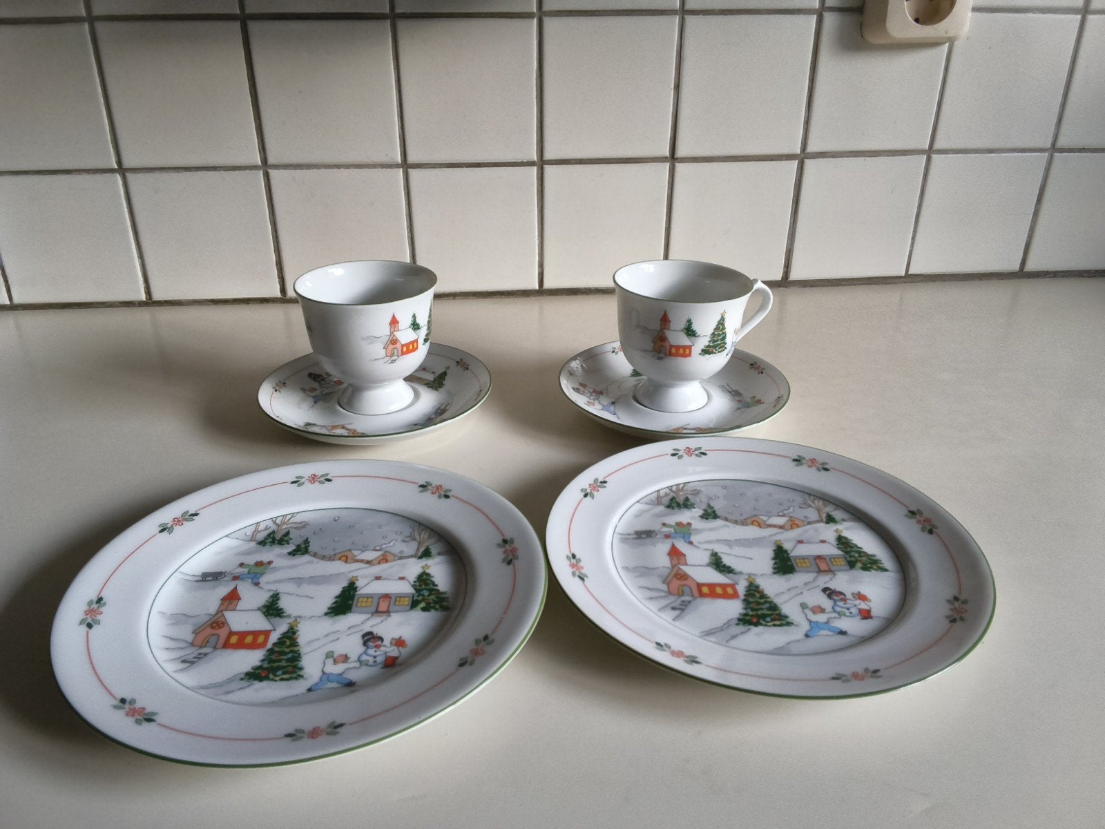 vohenstrauss 2 oude kerst dejeuners seltmann, Ophalen of Verzenden, Overige stijlen