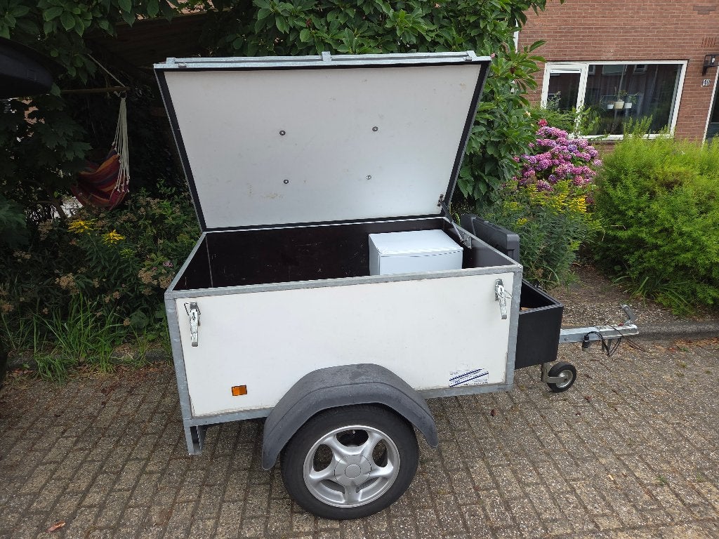 Bagagewagen te huur (aanhanger vakantie), Auto diversen, Aanhangers en Bagagewagens, Ophalen, Gebruikt