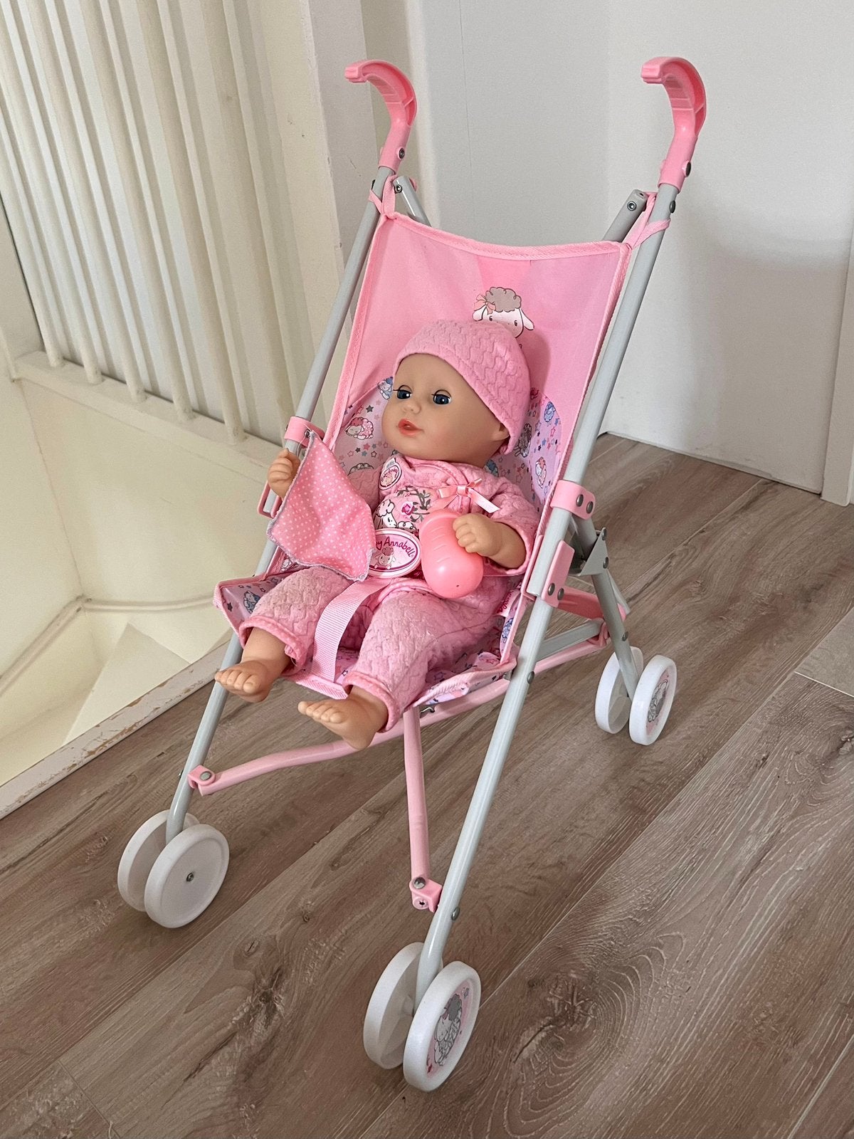 My first Baby Annabell met geluiden en poppenwagen, Kinderen en Baby's, Speelgoed | Poppen, Ophalen, Gebruikt, Babypop