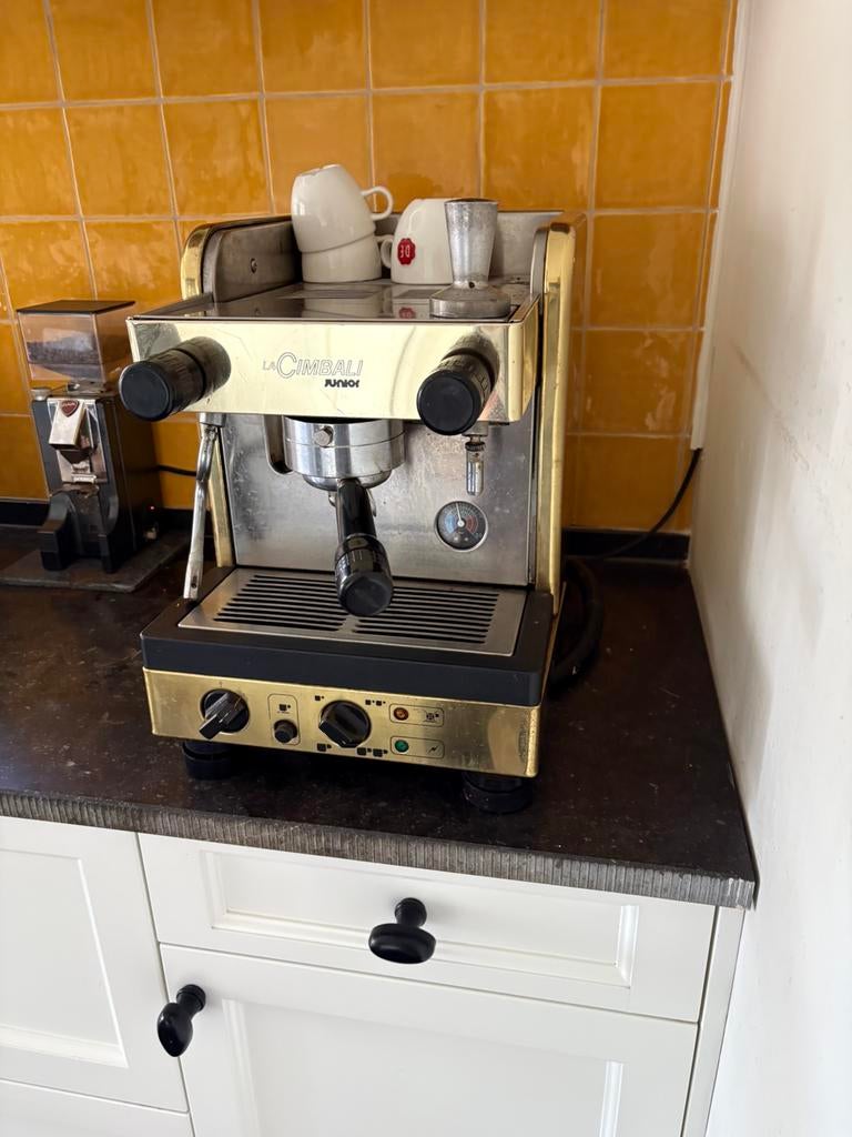 La Cimbali junior. Gold version, Ophalen, Espresso apparaat