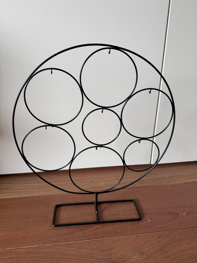 Mica Decorations metalen decoratie standaard, Ophalen, Zwart, Zo goed als nieuw, Metaal