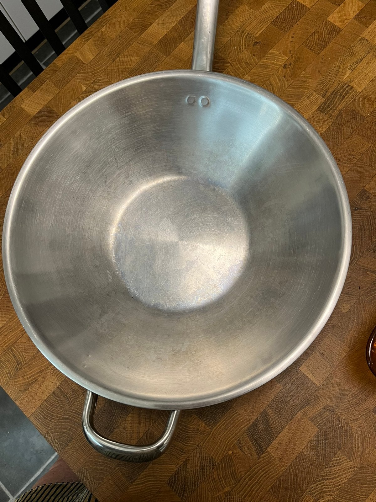 Spring wokpan, Ophalen of Verzenden, Zo goed als nieuw, Rvs, Wok