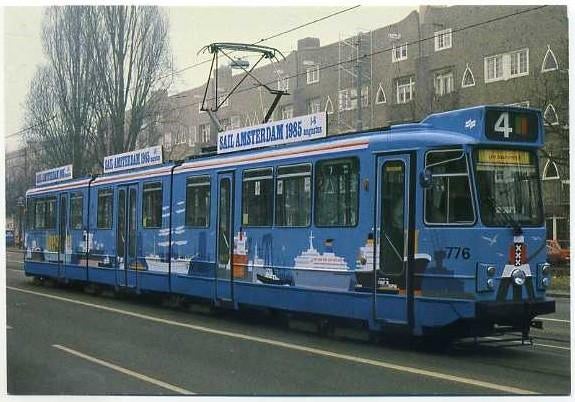 Amsterdam - Tram GVB 776 (Haventram), Ophalen of Verzenden, 1980 tot heden, Ongelopen, Noord-Holland