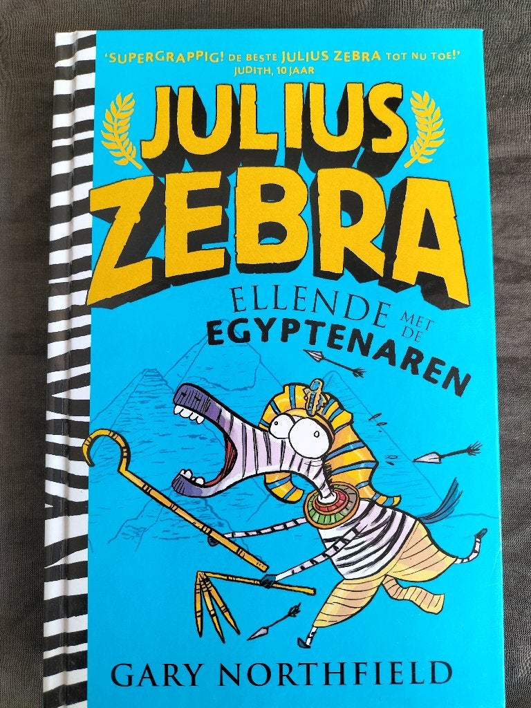 Gary Northfield - Julius Zebra - Ellende met de Egyptenaren, Ophalen of Verzenden, Zo goed als nieuw, Gary Northfield, Fictie algemeen