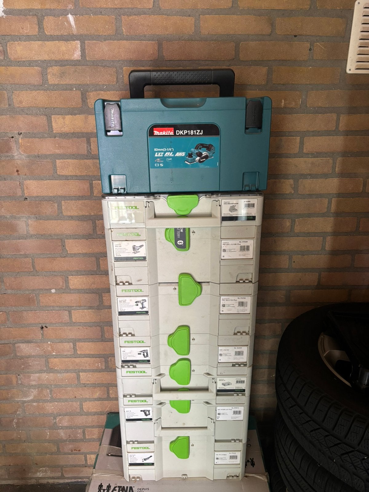 Makita en festool systainers, Ophalen of Verzenden, Zo goed als nieuw