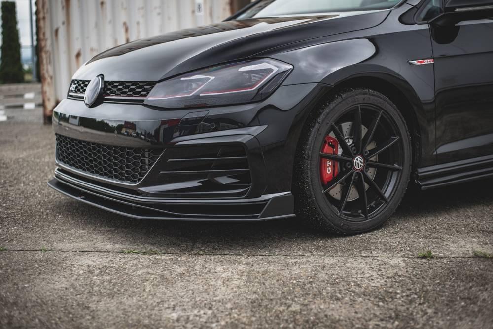 Voorlip skirt achterlip splitter diffuser Golf 7 GTI TCR 19+, Ophalen of Verzenden