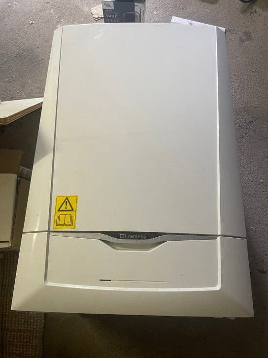 Cv Ketel gebruikt remeha met thermostaat, Doe-het-zelf en Verbouw, Verwarming en Radiatoren, Ophalen, 30 tot 80 cm, Gebruikt, Hoog rendement (Hr)