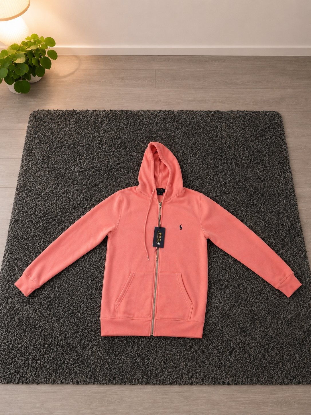 Nieuwe Polo Ralph Lauren hoodie - Koraalrood, Kleding | Dames, Truien en Vesten, Ophalen of Verzenden, Nieuw, Maat 38/40 (M), Oranje