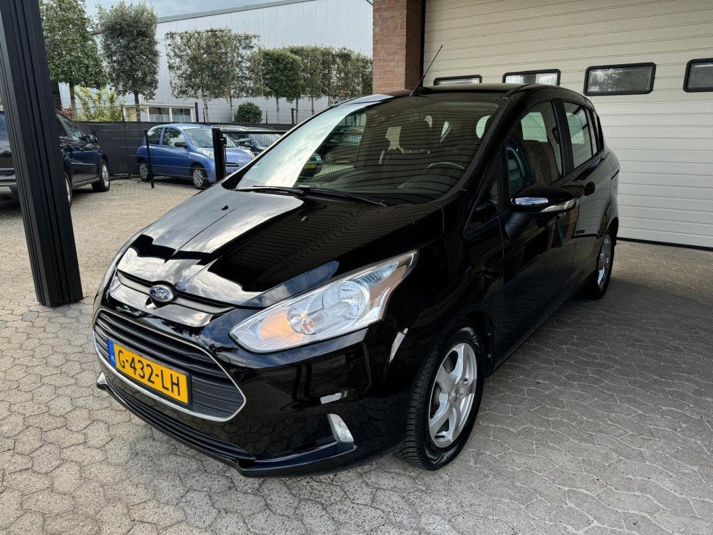 Ford B-MAX 1.0 EcoBoost climate cruise Navi trekh. PDC, 101 pk, Gebruikt, B-Max, Zwart