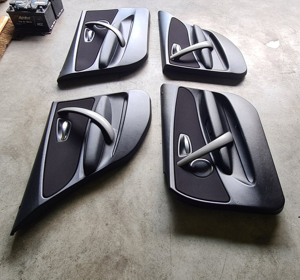 Nette zwarte deurpanelen BMW E87 (4-deurs) Voor + Achter, Auto-onderdelen, Ophalen of Verzenden, Gebruikt, BMW