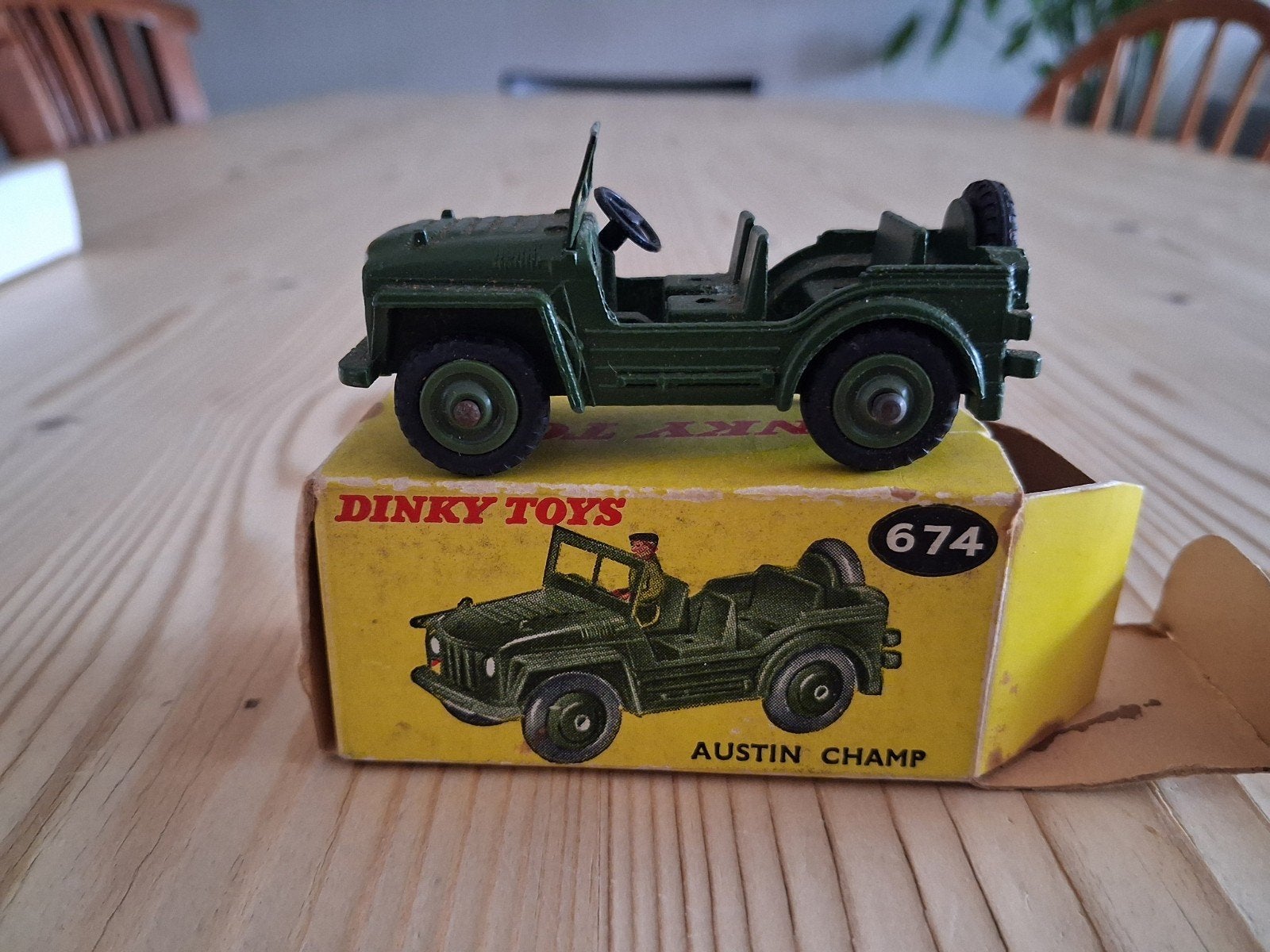 Dinky Toys Austin Champ, Ophalen of Verzenden, Auto, Dinky Toys
