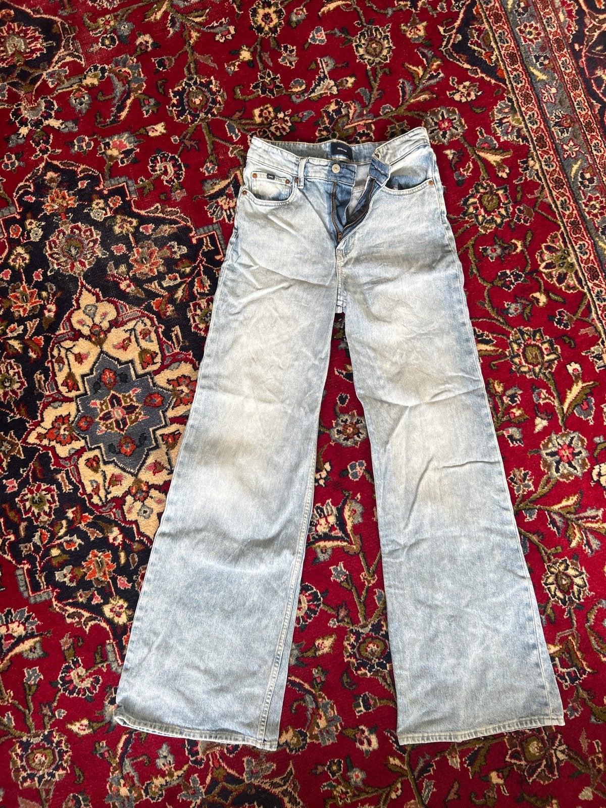 Denham MIKU high waist wide fit jeans dames, maat 27x34, Ophalen of Verzenden, Gedragen, Blauw, Overige jeansmaten