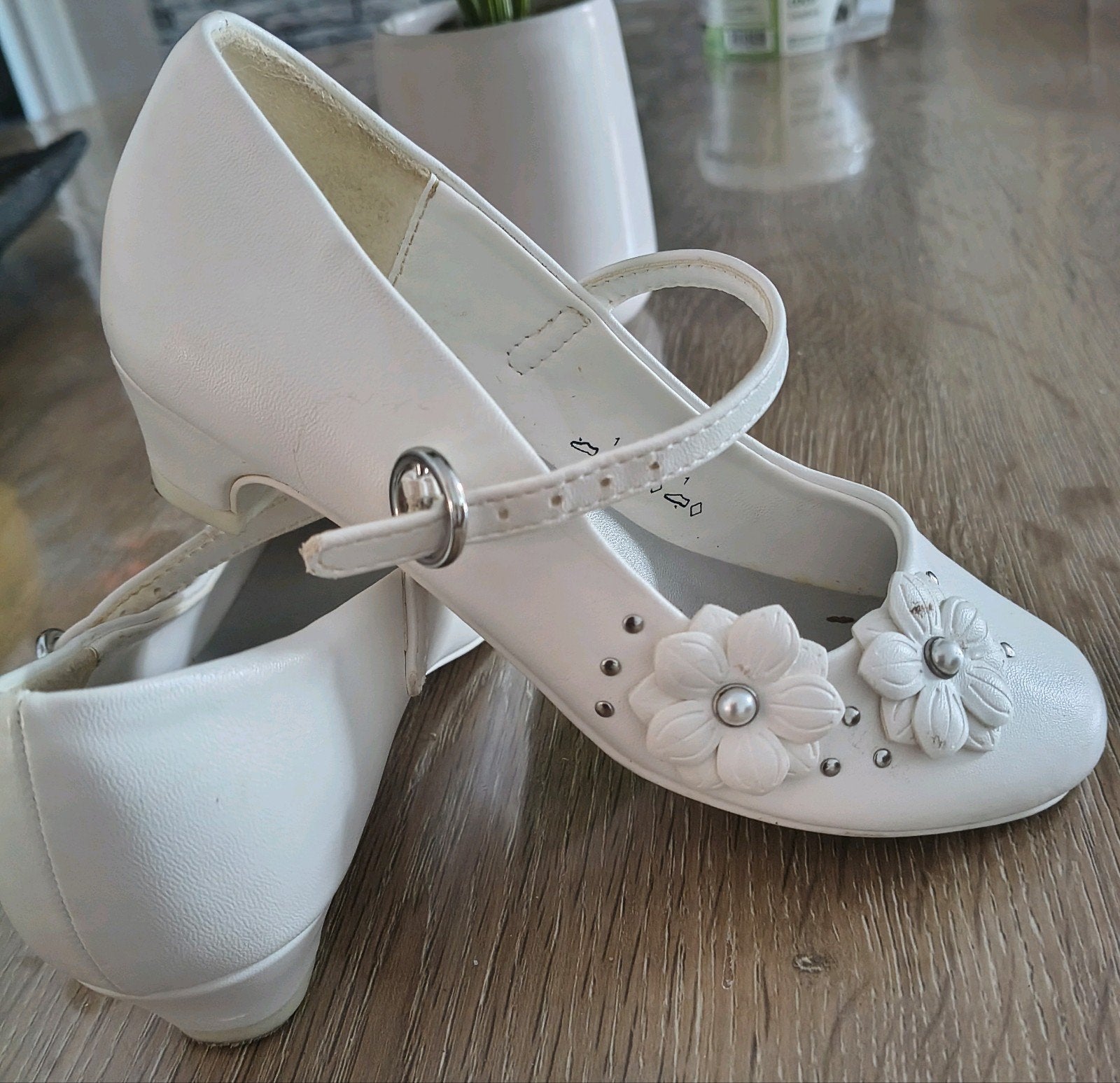cupcake couture ballerina's met hakjes-(bruidsschoentjes), Meisje, Ophalen of Verzenden, Zo goed als nieuw, Schoenen