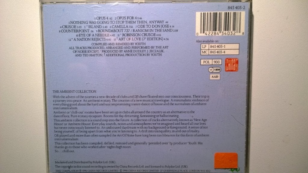 The Art Of Noise - The Ambient Collection, Ophalen of Verzenden, Zo goed als nieuw, Pop, Album