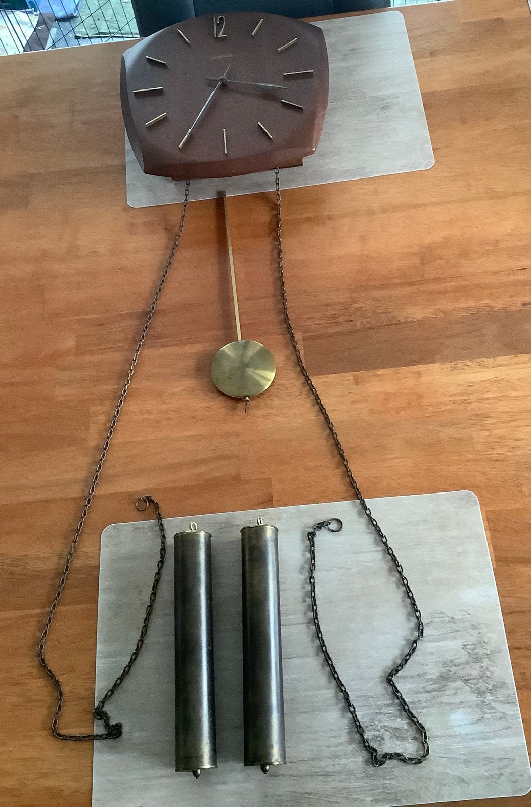 Junghans klok, Ophalen, Gebruikt, Vintage, Tafelklok