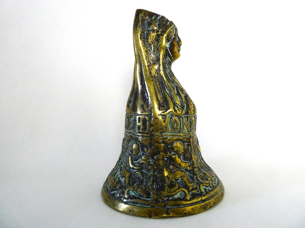 Antieke XXL Koninginnenbel / tafelbel F.Hemony Anno 1569, Ophalen of Verzenden, Brons
