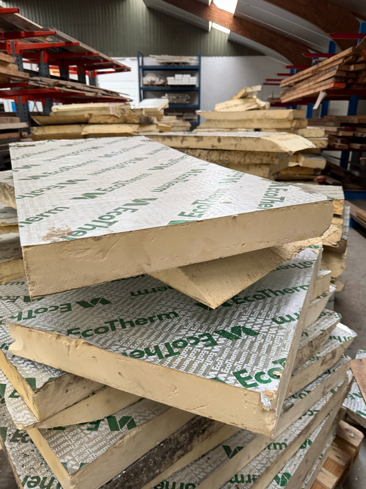 PIR isolatieplaten EcoTherm, diverse diktes en afmetingen, Gebruikt, Ophalen of Verzenden, Hardschuim (Pir), 15 m² of meer