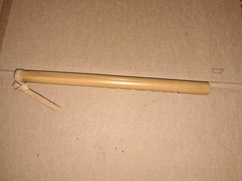 Houten folklore fluit uit Indonesië, Ophalen of Verzenden, Zo goed als nieuw, Alt