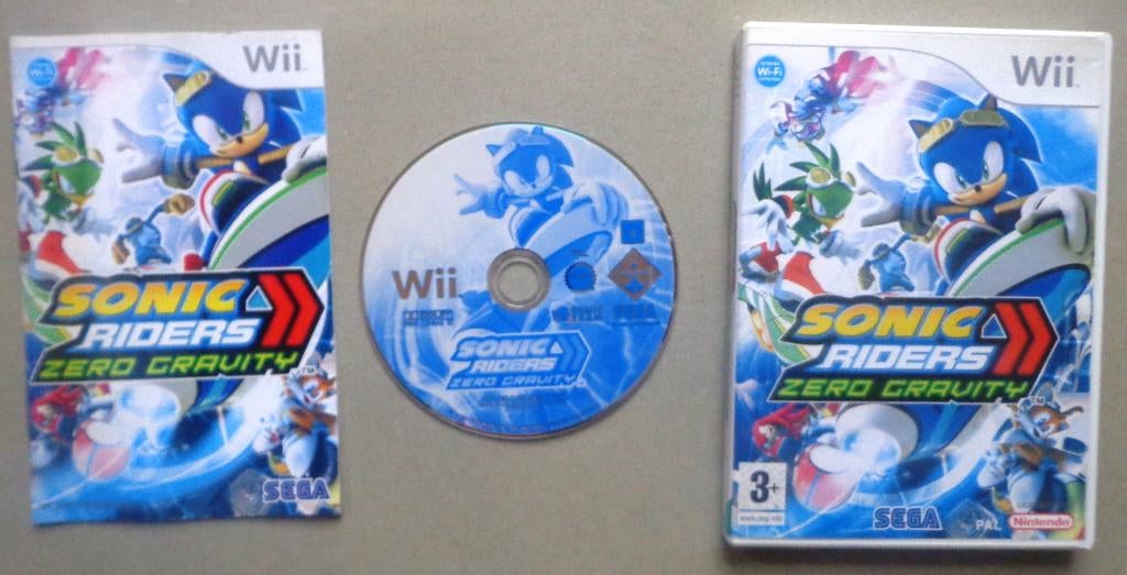 Sonic Riders Zero Gravity voor de Nintendo Wii Compleet, Spelcomputers en Games, Games | Nintendo Wii, 1 speler, Racen en Vliegen